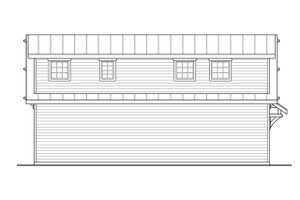 Exterior - Other Elevation for Craftsman House Plan #124-1222, 1 bath