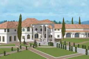 Dream House Plan - Classical Exterior - Front Elevation Plan #117-146