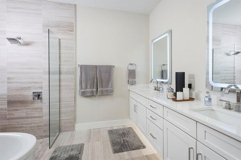 Architectural House Design - Interior - Master Bathroom for Contemporary House Plan #1058-180 - 4 bed, 3.5 bath