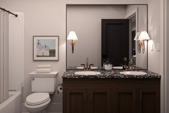 Interior - Bathroom for Farmhouse House Plan #455-687 - 4 bed, 2.5 bath
