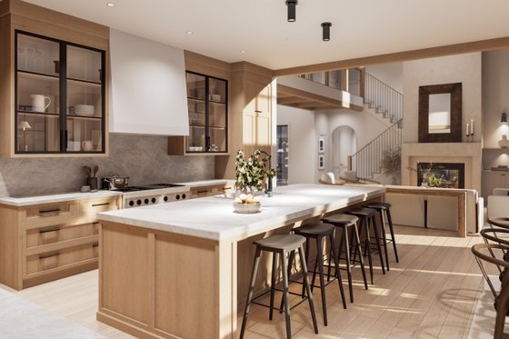 Interior - Kitchen 1 for Farmhouse House Plan #1114-16 - 4 bed, 3.5 bath