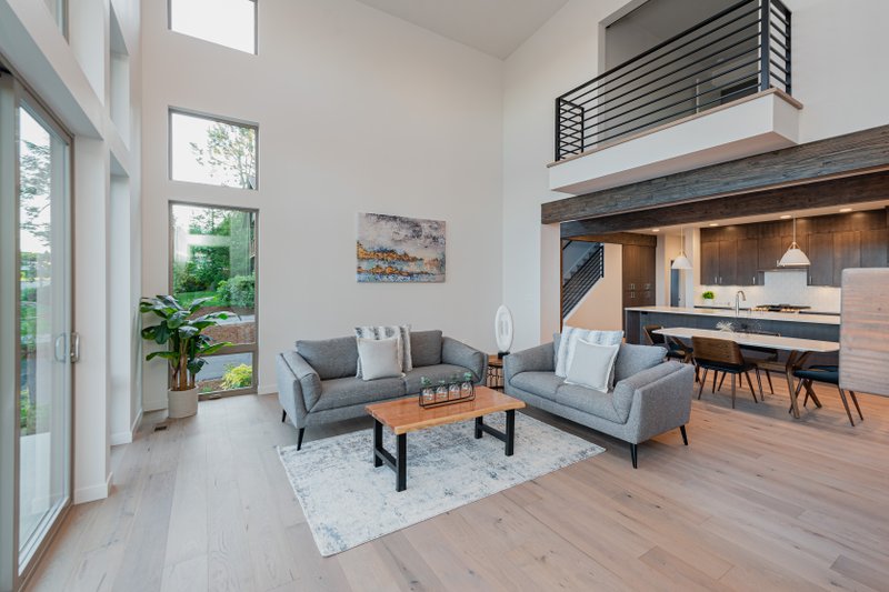 Dream House Plan - Interior - Family Room 5 for Contemporary House Plan #1070-14 - 3 bed, 2.5 bath