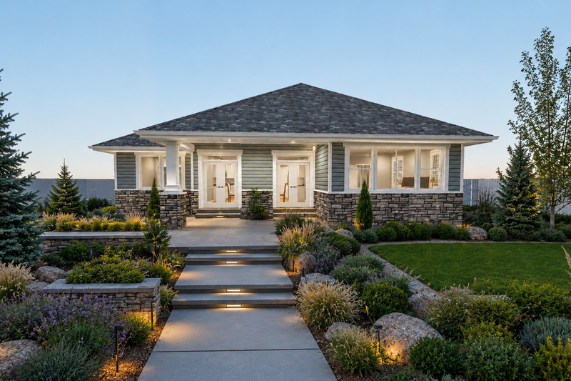 Architectural House Design - Exterior - Rear Elevation 4 for Country House Plan #1060-498 - 3 bed, 2 bath