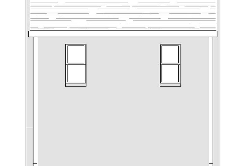Dream House Plan - Exterior - Rear Elevation for Contemporary House Plan #932-293 - 2 bed, 1 bath