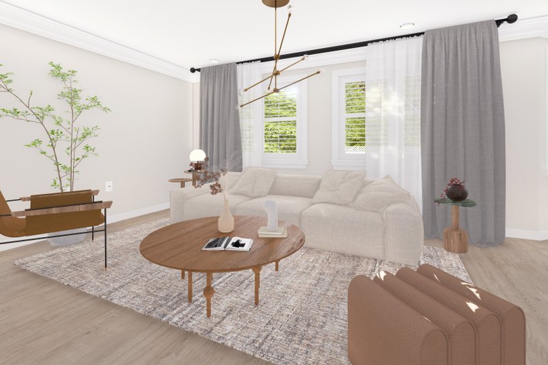 Architectural House Design - Interior - Family Room for Traditional House Plan #1060-429 - 3 bed, 2 bath