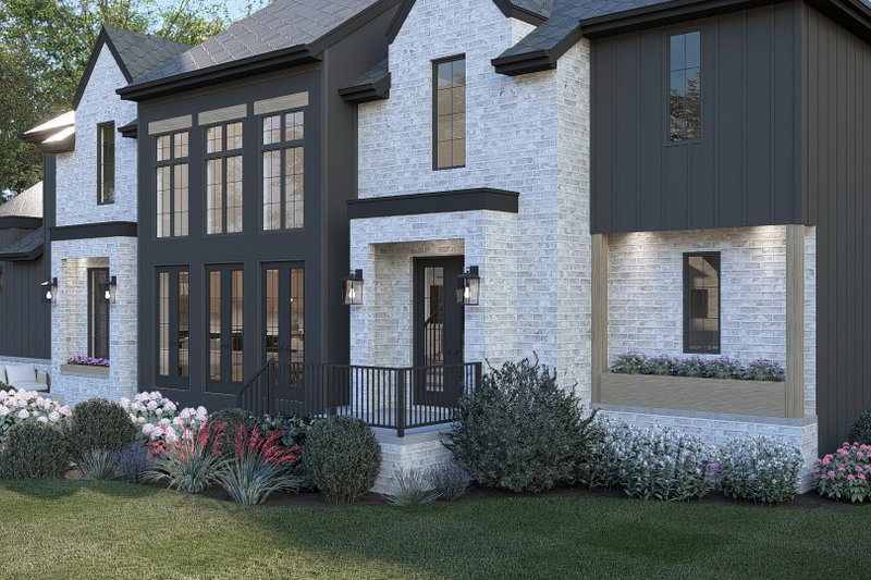 Home Plan - Exterior - Covered Porch for Cottage House Plan #455-806 - 3 bed, 4 bath