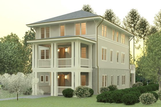 Exterior - Covered Porch for Craftsman House Plan #926-5 - 3 bed, 3 bath