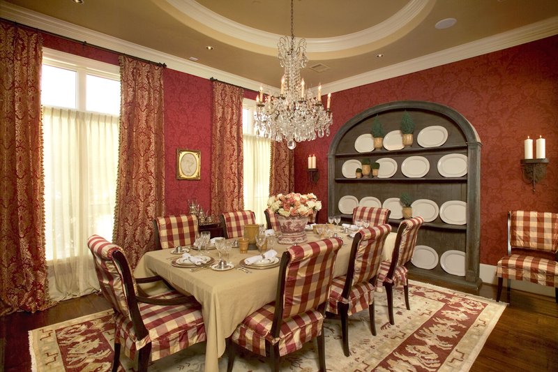 Architectural House Design - Interior - Dining Room for Mediterranean House Plan #20-2166 - 5 bed, 6 bath