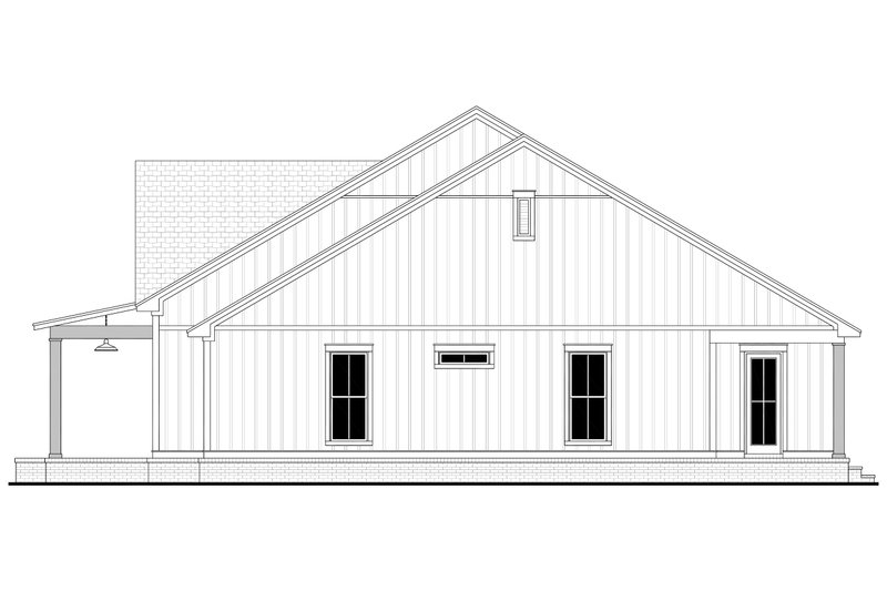 Dream House Plan - Exterior - Other Elevation 1 for Farmhouse House Plan #430-279 - 3 bed, 2.5 bath