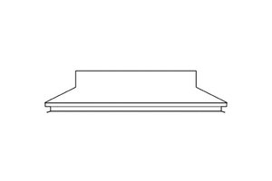 Exterior - Rear Elevation for Cottage House Plan #57-361 - 1 bed, 1 bath