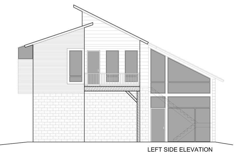 Home Plan - Exterior - Other Elevation for Contemporary House Plan #1058-214 - 3 bed, 2.5 bath