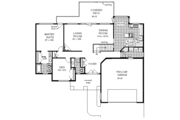 European Style House Plan - 2 Beds 2 Baths 1573 Sq/Ft Plan #18-147 