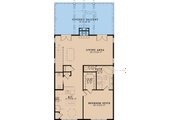 Traditional Style House Plan - 1 Beds 1 Baths 1371 Sq/Ft Plan #923-351 