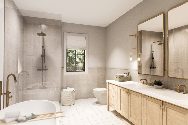 Home Plan - Interior - Master Bathroom for Farmhouse House Plan #1114-26 - 5 bed, 3.5 bath