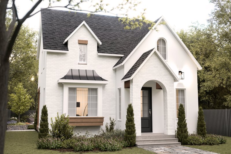 Home Plan - Exterior - Front Elevation 4 for Classical House Plan #23-2813 - 4 bed, 3.5 bath