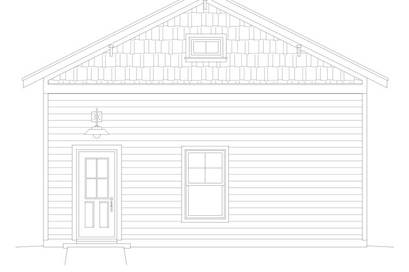 Architectural House Design - Exterior - Other Elevation for Traditional House Plan #932-459, 0.5 bath