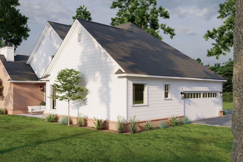 House Design - Exterior - Rear Elevation for Craftsman House Plan #17-2063 - 3 bed, 2.5 bath