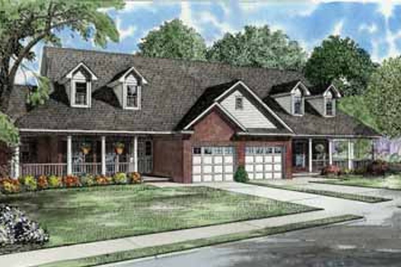 Architectural House Design - Traditional Exterior - Front Elevation Plan #17-574