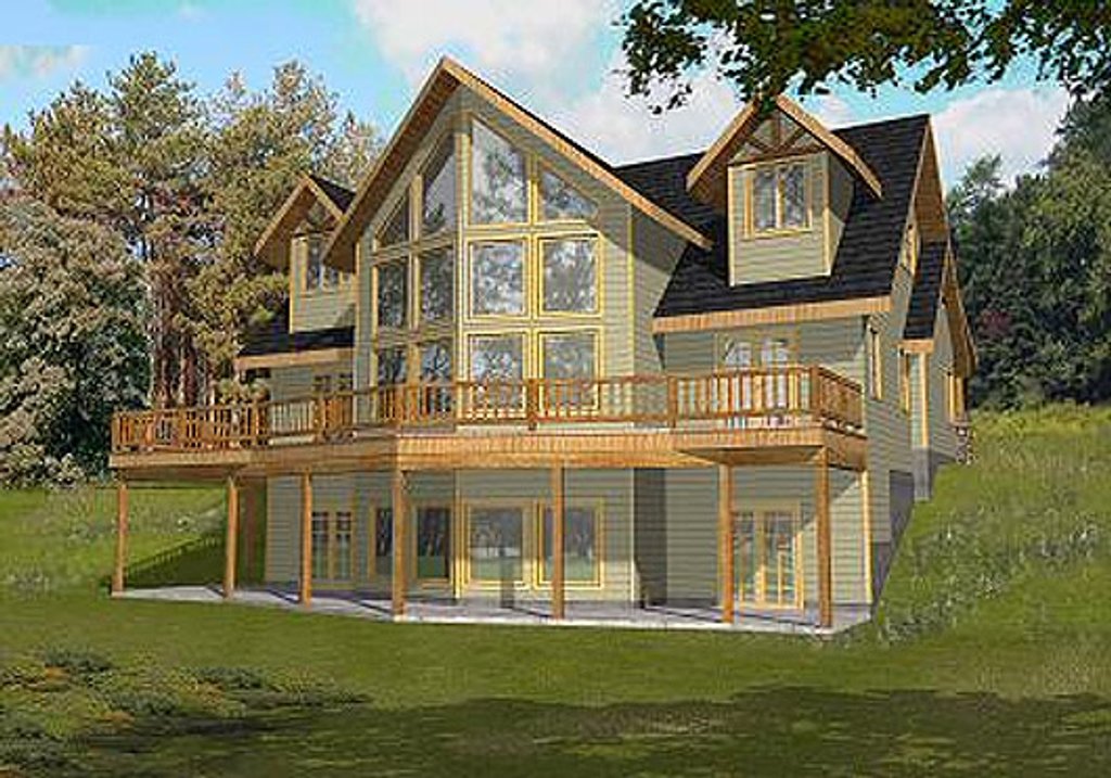 Cabin Style House Plan 3 Beds 2 5