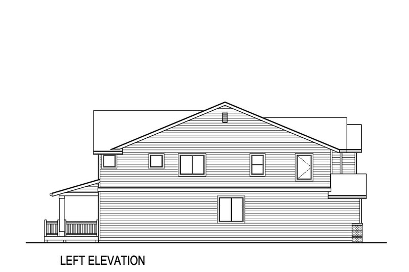 Architectural House Design - Exterior - Other Elevation for Farmhouse House Plan #569-49 - 4 bed, 3 bath