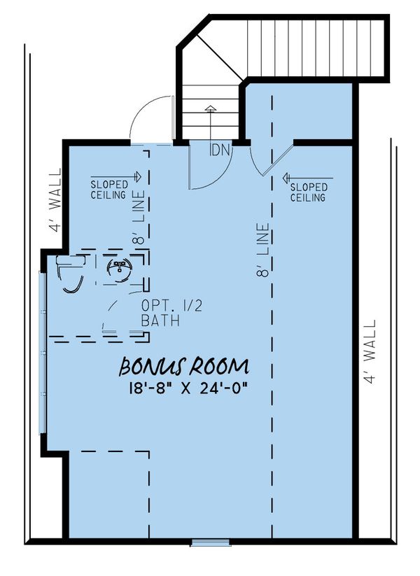 Craftsman Floor Plan - Upper Floor Plan #923-159