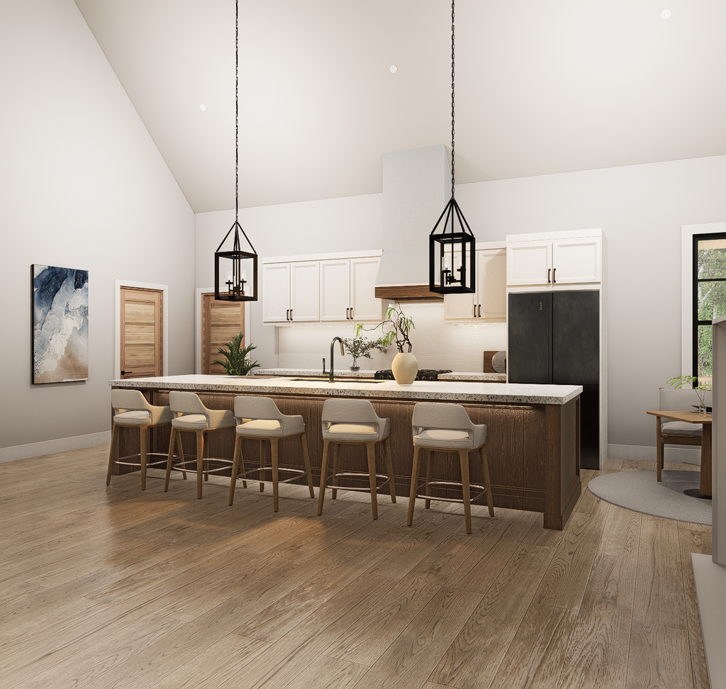 Interior - Kitchen for Farmhouse House Plan #54-678 - 3 bed, 3.5 bath