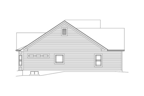 Exterior - Other Elevation for Craftsman House Plan #57-648 - 3 bed, 2 bath