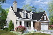 Country Style House Plan - 3 Beds 2 Baths 1647 Sq/Ft Plan #929-647 Exterior 