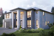 Contemporary Style House Plan - 4 Beds 4.5 Baths 4932 Sq/Ft Plan #1066-277 