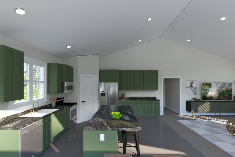 Home Plan - Interior - Kitchen for Barndominium House Plan #1060-398 - 3 bed, 3 bath
