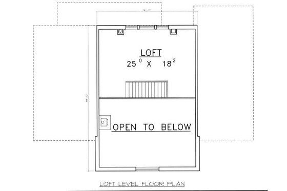 Floor Plan - Upper Floor for Log House Plan #117-560 - 2 bed, 3 bath