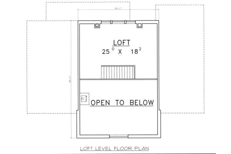 Home Plan - Floor Plan - Upper Floor for Log House Plan #117-560 - 2 bed, 3 bath