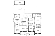 Country Style House Plan - 3 Beds 2 Baths 2060 Sq/Ft Plan #36-289 
