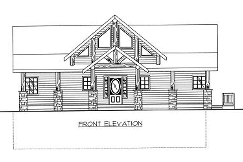 Home Plan - Exterior - Other Elevation for Bungalow House Plan #117-542 - 3 bed, 2.5 bath