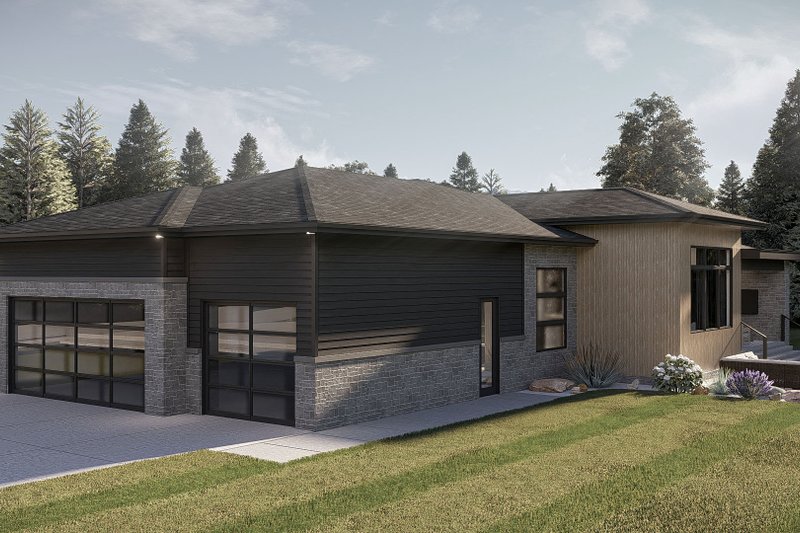Architectural House Design - Exterior - Other Elevation for Modern House Plan #455-823 - 3 bed, 2.5 bath