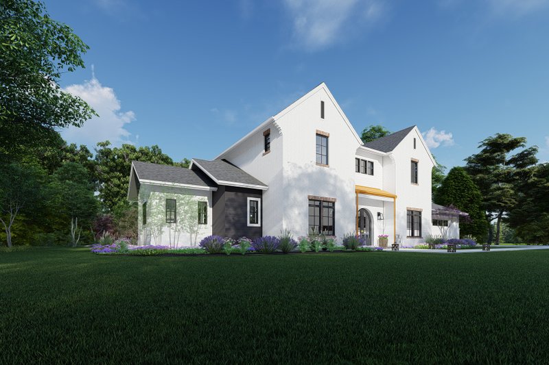 House Blueprint - Exterior - Front Elevation 4 for Traditional House Plan #1069-35 - 4 bed, 4.5 bath