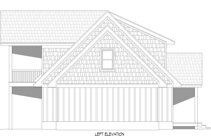 Dream House Plan - Exterior - Other Elevation for Southern House Plan #932-796 - 3 bed, 2.5 bath