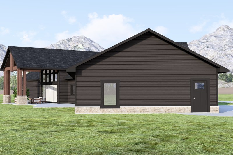 Home Plan - Exterior - Other Elevation 6 for Ranch House Plan #1064-376 - 2 bed, 2.5 bath
