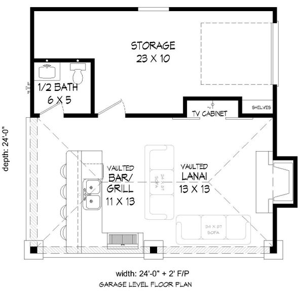Country Floor Plan - Main Floor Plan #932-236
