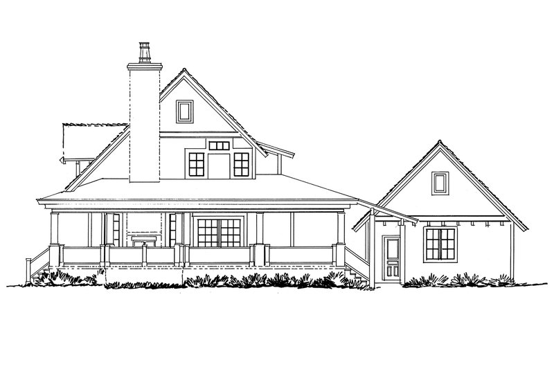 Home Plan - Right Side Elevation