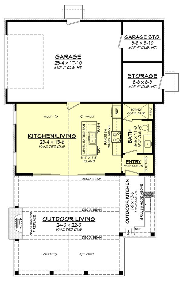 House Plan Design - Traditional Floor Plan - Main Floor Plan #430-323