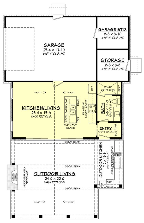 Dream House Plan - Traditional Floor Plan - Main Floor Plan #430-323