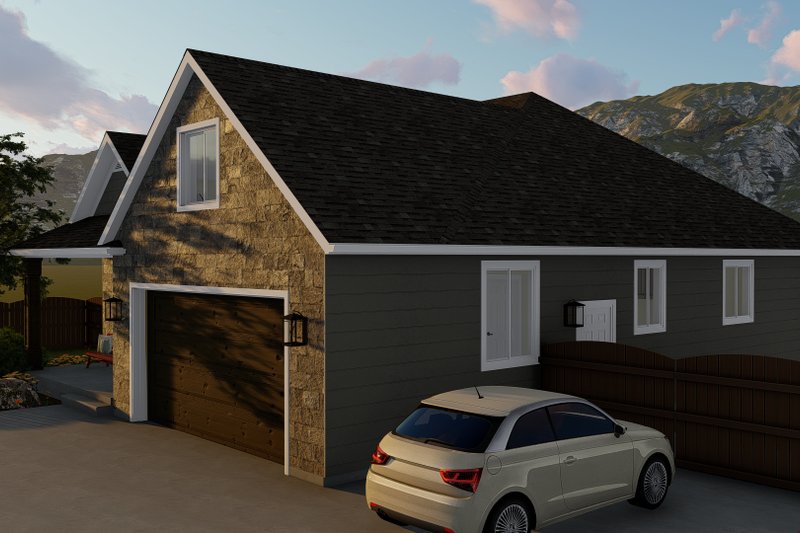 House Plan Design - Exterior - Other Elevation 2 for Ranch House Plan #1060-5 - 5 bed, 3 bath