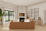 Farmhouse Style House Plan - 3 Beds 2 Baths 1381 Sq/Ft Plan #455-224 