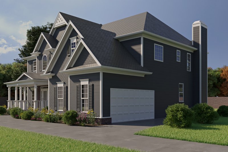 Home Plan - Exterior - Other Elevation for Traditional House Plan #54-324 - 5 bed, 4 bath