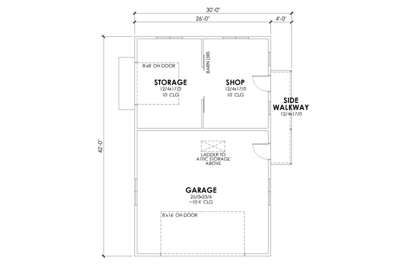 Dream House Plan - Floor Plan - Other Floor for Farmhouse House Plan #1105-15, 0 bath