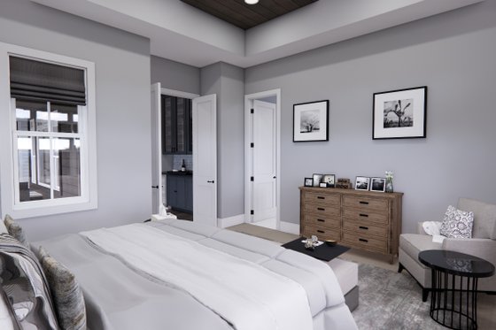 Interior - Master Bedroom for Farmhouse House Plan #51-1231 - 3 bed, 2.5 bath