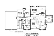 European Style House Plan - 5 Beds 4.5 Baths 4741 Sq/Ft Plan #20-2210 