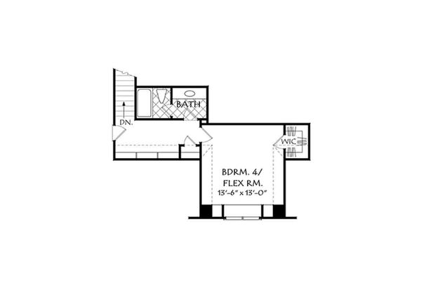 House Design - European Floor Plan - Upper Floor Plan #927-15