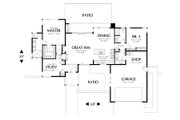 Modern Style House Plan - 2 Beds 2 Baths 1508 Sq/Ft Plan #48-460 